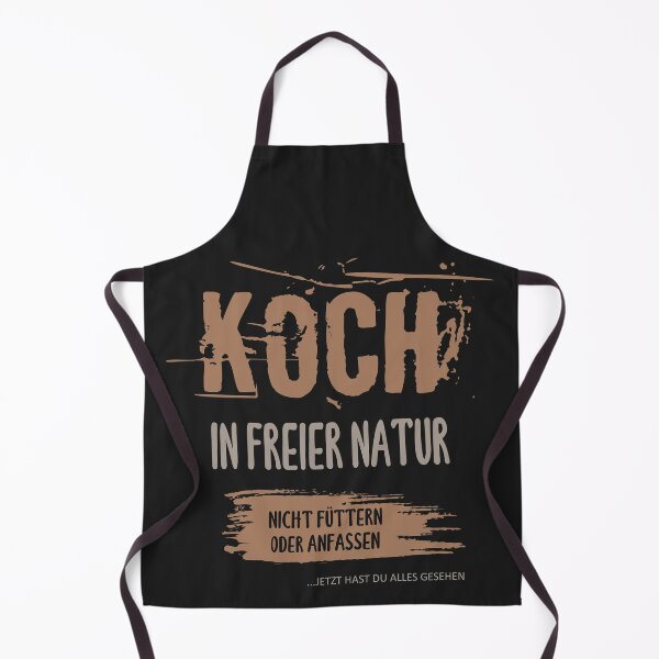 Item preview, Koch in freier Natur. Nicht füttern oder anfassen. Gastronomie, Köche. designed and sold by silentcolors.