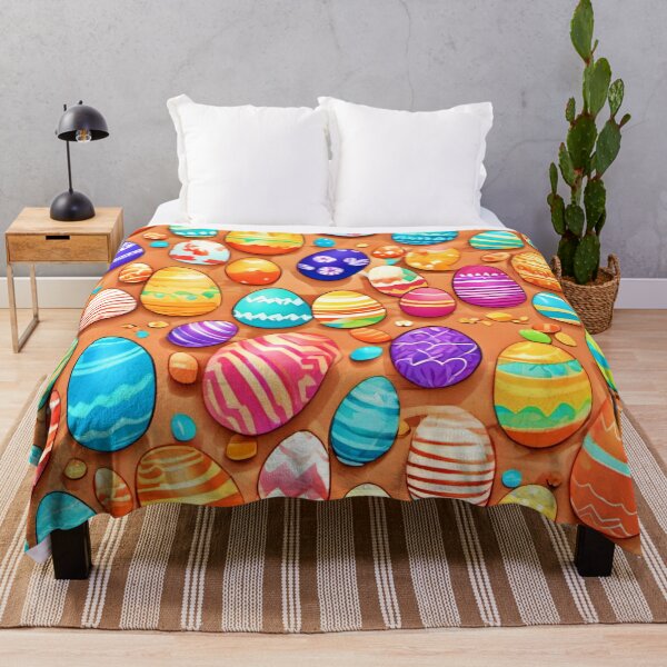 Item preview, Easter Eggs Cartoon Pattern designed and sold by Health And Fitness Posts e-Store.