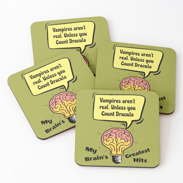 Item preview, Funny Brain Puns - Relatable Sarcasm Humor Gift designed and sold by InkyGenies.