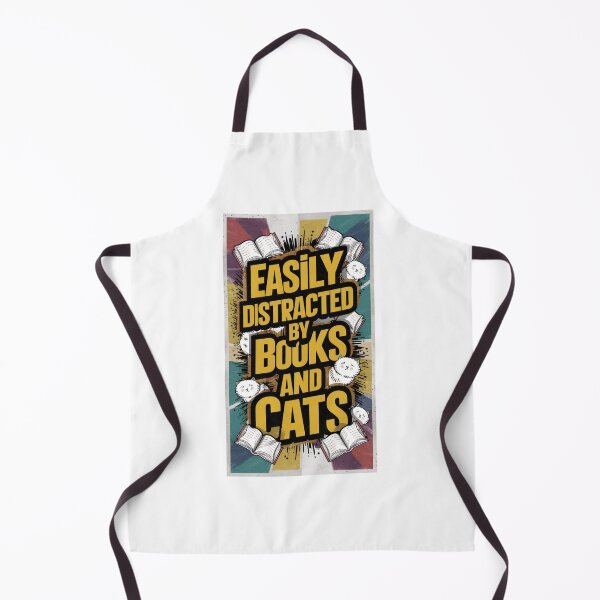 Item preview, Easily distracted by books and cats designed and sold by asbno19.
