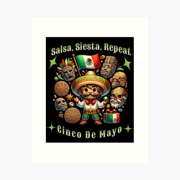 Aperçu de l'œuvre Joyeux cinco de mayo - Cinco de mayo créée et vendue par JansenGS.