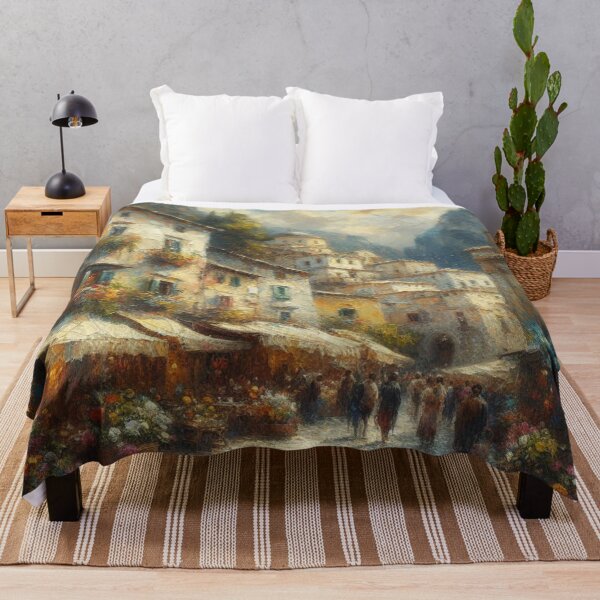 Item preview, Impressionist Italian village designed and sold by tipitoes.