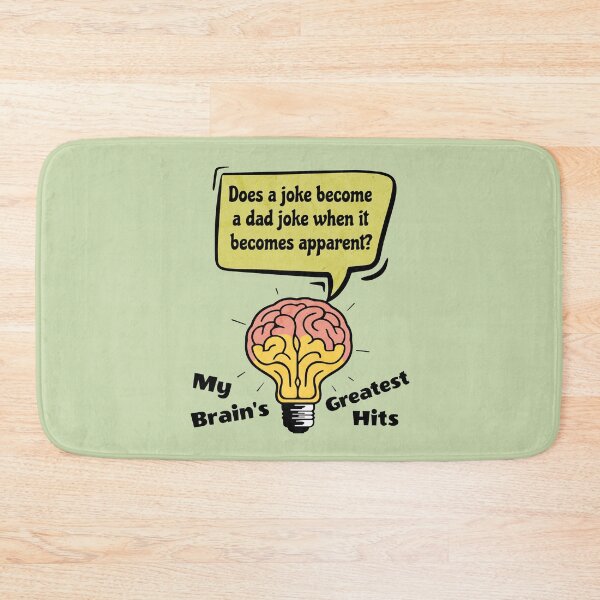 Item preview, Funny Brain Puns - Relatable Dad Jokes Humor Gift designed and sold by InkyGenies.