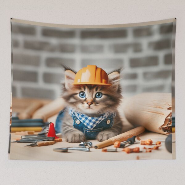 Item preview, Worker Kitten designed and sold by All-Kittens.