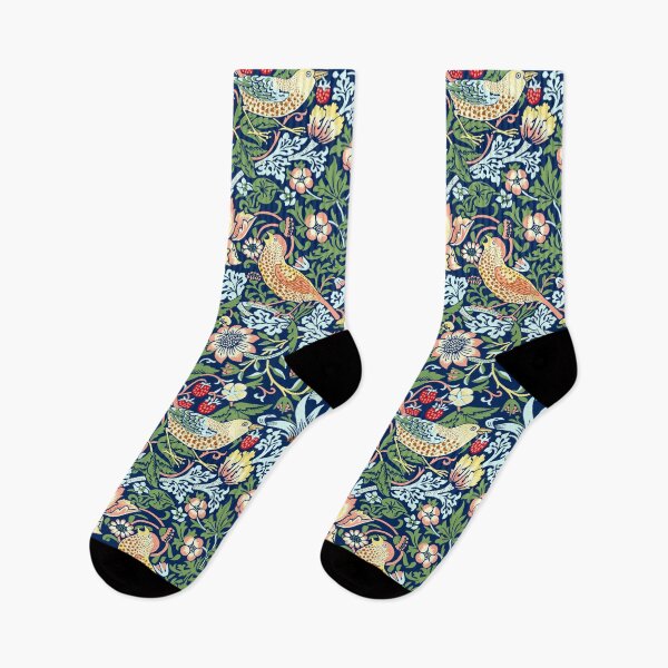 Item preview, William Morris Strawberry Thief III Birds  designed and sold by Pixelchicken.