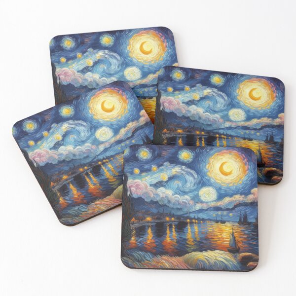 Item preview, Van gogh Night sky designed and sold by tipitoes.