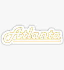 Atlanta - Harlow Solid Italic Sticker