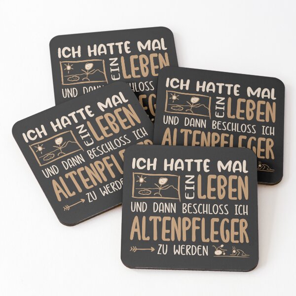 Item preview, Ich hatte mal ein leben. Altenpfleger. Lustige Sprüche auf T-Shirt, Poster, Sticker & mehr designed and sold by silentcolors.
