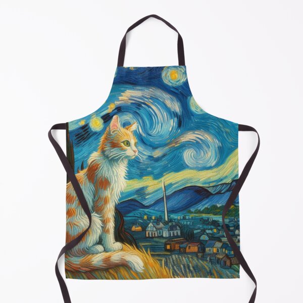 Item preview, Cat van gogh designed and sold by tipitoes.