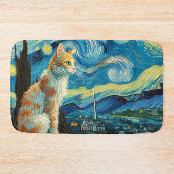 Artikelvorschau, Cat van gogh entworfen und verkauft von tipitoes.