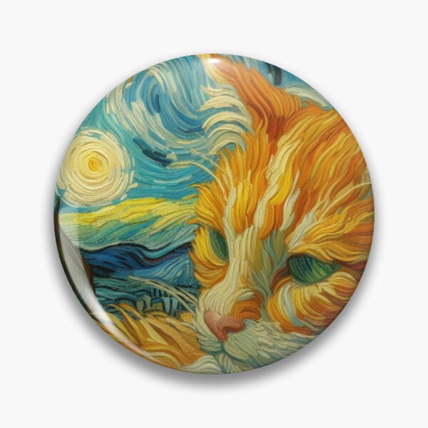 Item preview, Van gogh cat designed and sold by tipitoes.