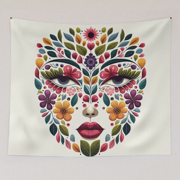 Item preview, Flora Portrait designed and sold by LyssasMindArt.