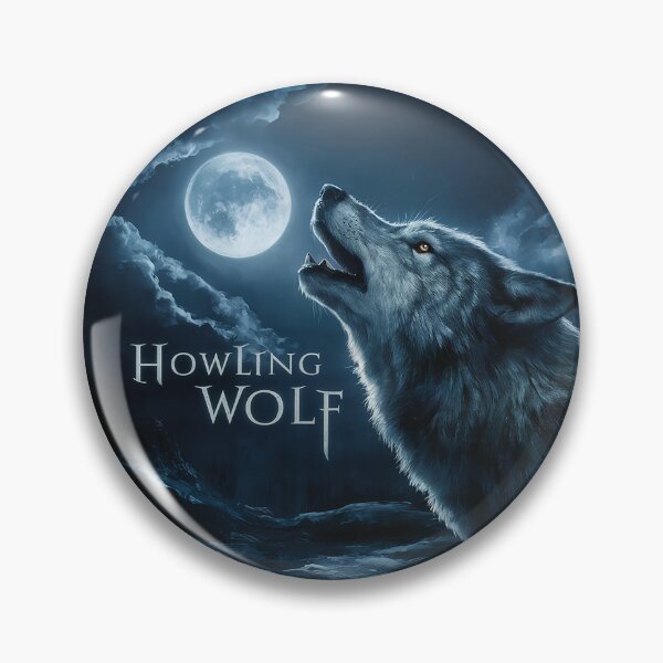 Item preview, “Lunar Serenade: The Howling Wolf” designed and sold by The Digital Compass.