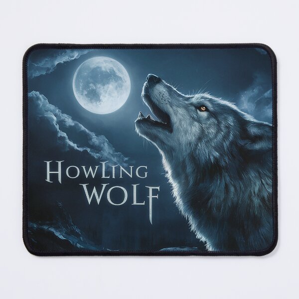 Item preview, “Lunar Serenade: The Howling Wolf” designed and sold by The Digital Compass.