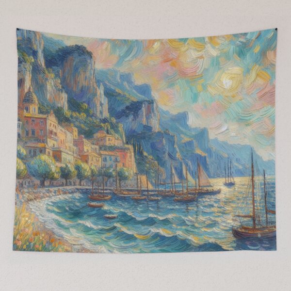 Item preview, Spring sea village designed and sold by tipitoes.