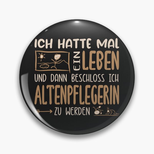 Item preview, Ich hatte mal ein leben. Altenpflegerin. Lustiger Spruch auf T-Shirt, Sticker, Poster. Geschenkidee designed and sold by silentcolors.
