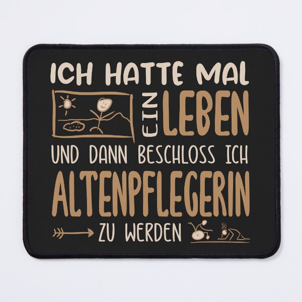 Item preview, Ich hatte mal ein leben. Altenpflegerin. Lustiger Spruch auf T-Shirt, Sticker, Poster. Geschenkidee designed and sold by silentcolors.