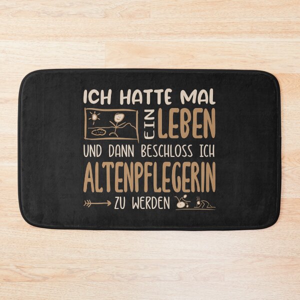 Item preview, Ich hatte mal ein leben. Altenpflegerin. Lustiger Spruch auf T-Shirt, Sticker, Poster. Geschenkidee designed and sold by silentcolors.