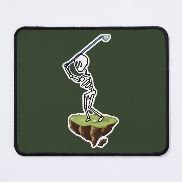 Item preview, #007 Skeleton playing Golf designed and sold by Jasmine Froley.