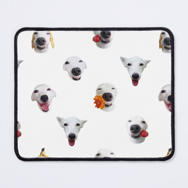 Item preview, Funny shocked white dog face pattern designed and sold by BeebooDesign.