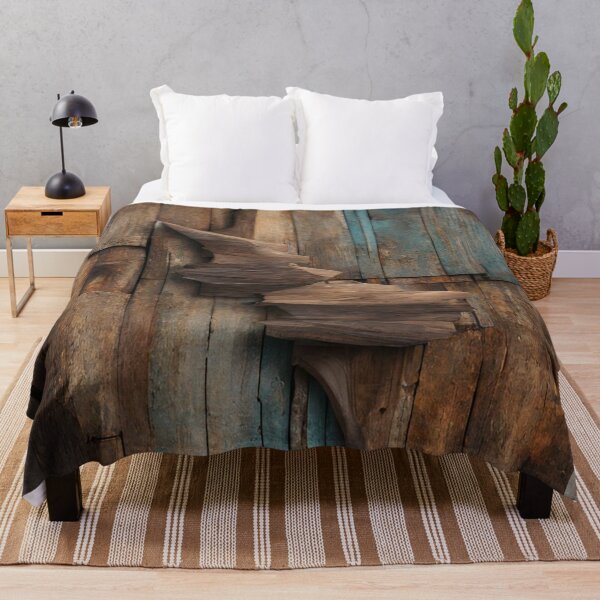 Item preview, BLUE AND BROWN RUSTIC WOODEN DESIGN designed and sold by asudesign.