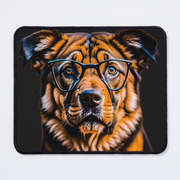 Item preview, Dog With Glasses designed and sold by hallwell.