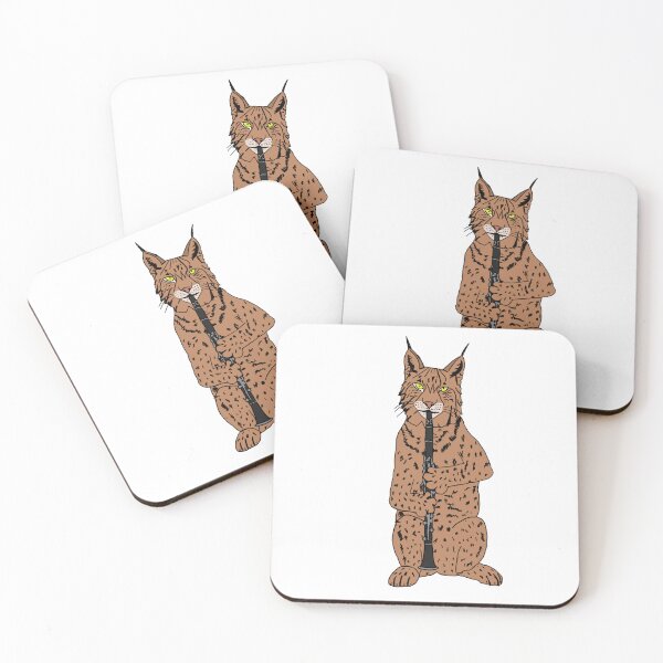 Item preview, Lynx Bobcat and Clarinet designed and sold by cleverclarinet.