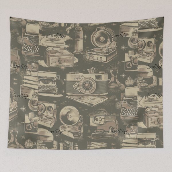 Item preview, Retro Memories Pattern designed and sold by Belarte.shop.