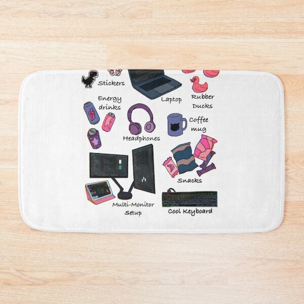 Item preview, A comp sci student’s belongings designed and sold by SharonTheFirst.