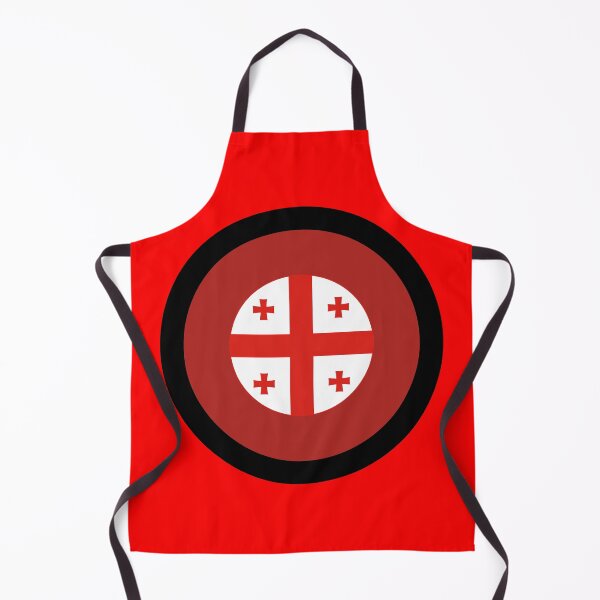 Item preview, Georgia sakartvelo Retro red and white mod roundel designed and sold by ModSupporters.
