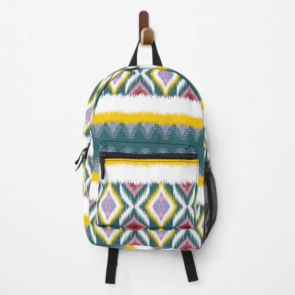 Item preview, Geometric ethnic oriental ikat designed and sold by OliveOilstudio.