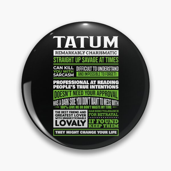 Item preview, Tatum Girl Name Definition designed and sold by Share-me.