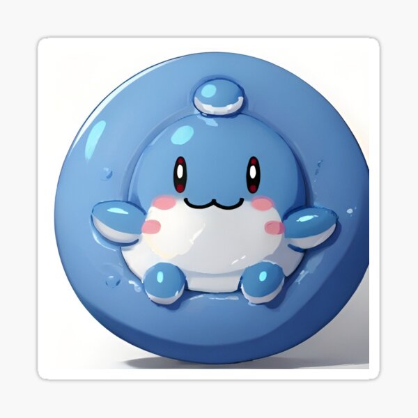 Cute Water Chibi Creature Sticker