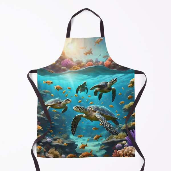 Item preview, Sea Turtles Swimming In The Ocean designed and sold by MoriFantasy.