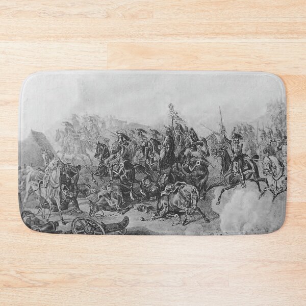 Item preview, Napoleonic Wars - Battle of Borodino - French cuirassiers charge into the Raevsky redoubt designed and sold by TheHappyK.