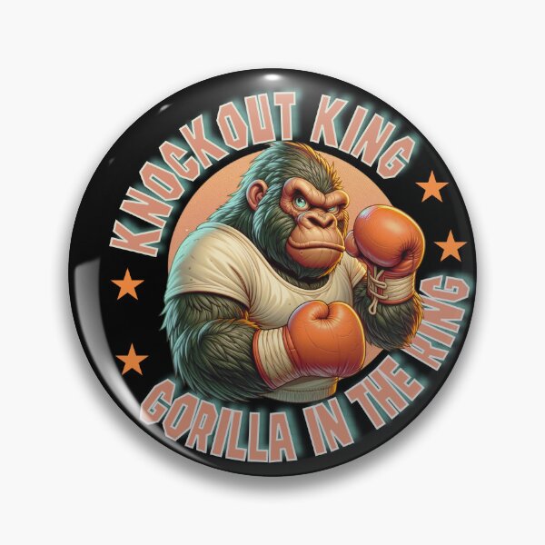 Item preview, A cool boxing gorilla ready to fight designed and sold by Animal world designs.