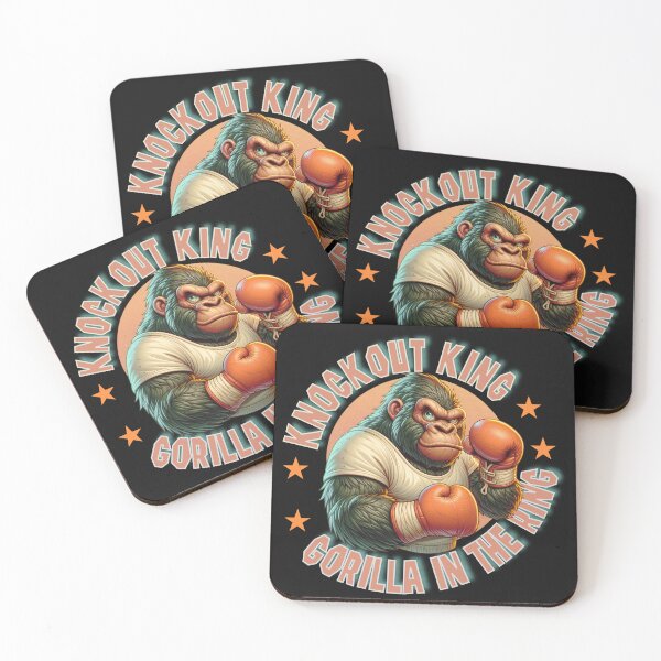 Item preview, A cool boxing gorilla ready to fight designed and sold by Animal world designs.