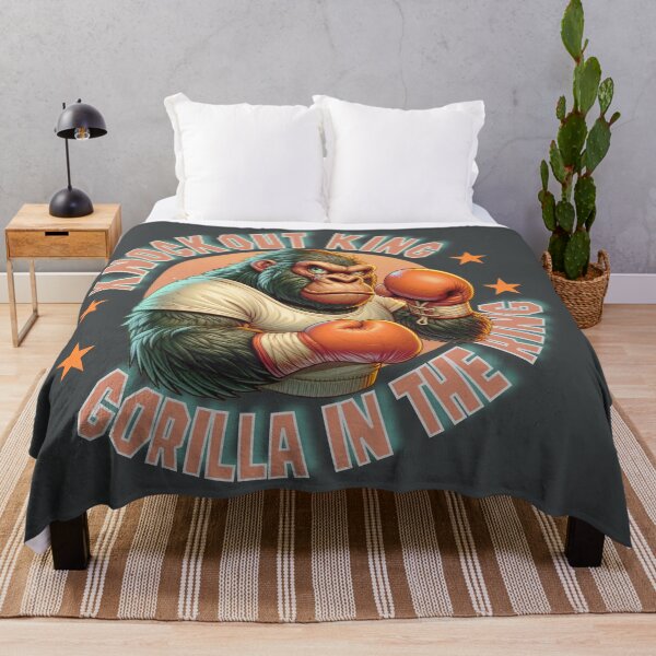 Item preview, A cool boxing gorilla ready to fight designed and sold by Animal world designs.