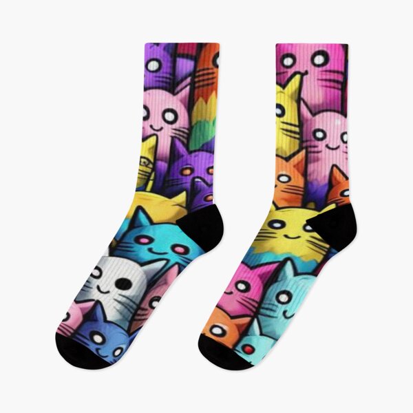 Item preview, rainbow happy tabby cats designed and sold by toastygoat.