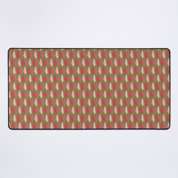 Item preview, Pink Leaves on Mossy Green designed and sold by CattDesigns.