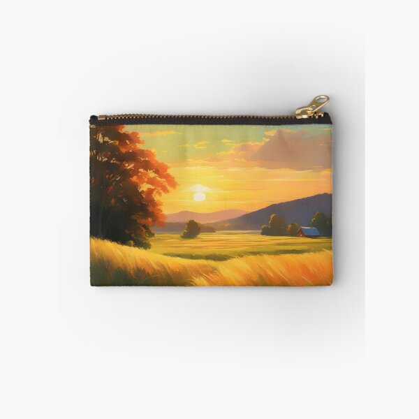 Artikelvorschau, Golden Glow Sun-Kissed Meadow at the Golden Hour entworfen und verkauft von AspirationalArt.