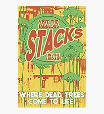 Library Stacks Poster Photographic Print