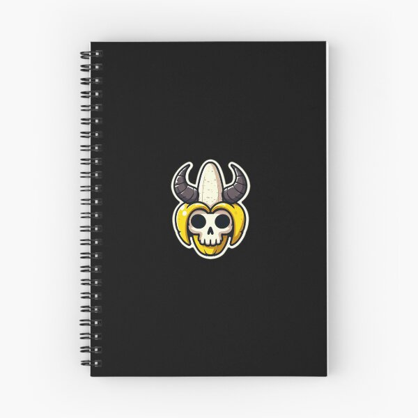 Item preview, Banana-Scaled Charm: Cute Horned Skull fused with banana for scale designed and sold by MrDarkRealm.