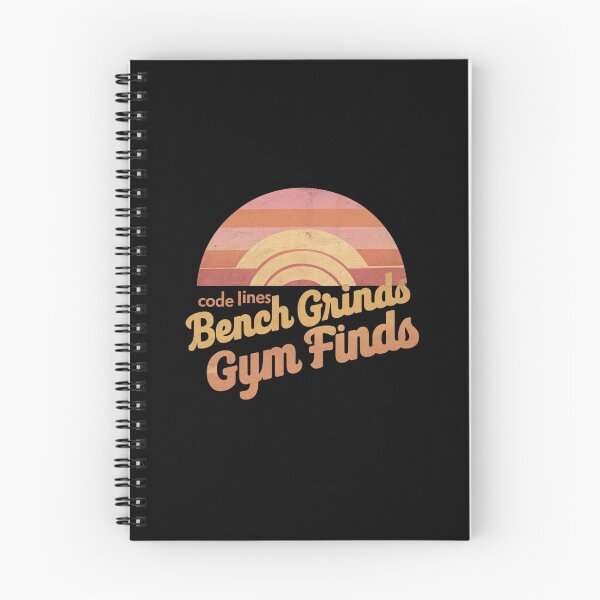 Item preview, Code Lines Bench Grinds Gym Finds designed and sold by CosmicFreedom9.