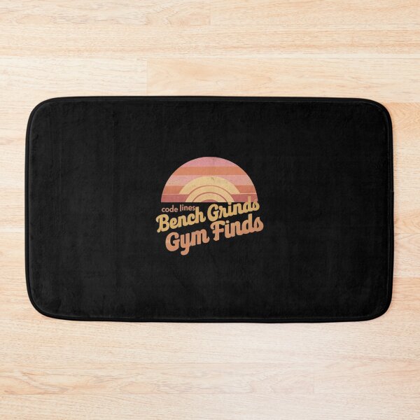 Item preview, Code Lines Bench Grinds Gym Finds designed and sold by CosmicFreedom9.
