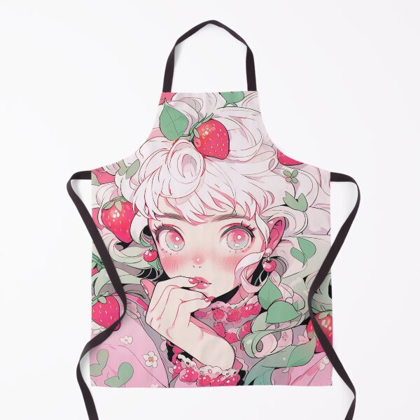 Artikelvorschau, Süßes Erdbeer-Locken-Anime-Mädchen entworfen und verkauft von bubblegoth.