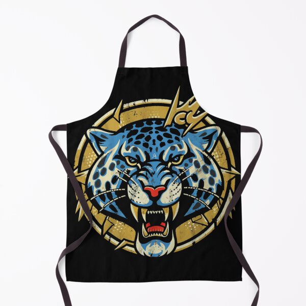 Item preview, jaguar head in a golden circle designed and sold by 123ks.
