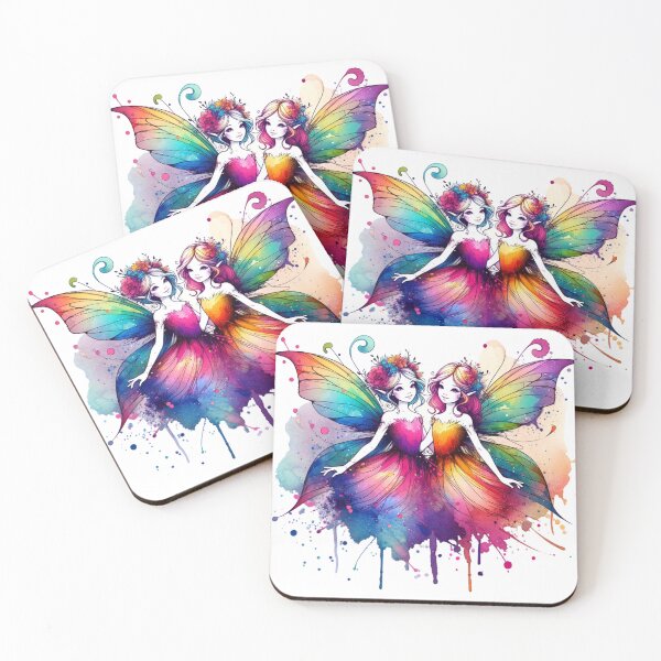 Item preview, Whimsical Fairy Sisters designed and sold by DeenaSuzanne.