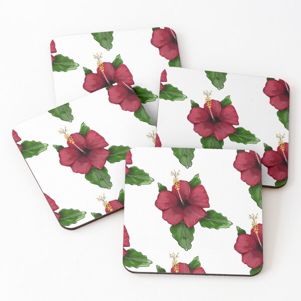 Item preview, Red Hibiscus Flower designed and sold by ElomaArts.