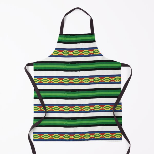 Item preview, Emerald green stripes poncho fabric bright fun decor designed and sold by T-Mex.